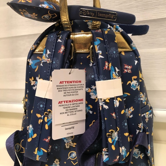 💰 SOLD 💰 Disney 50th Anniversary Loungefly Backpack & Ears - Picture 3 of 6